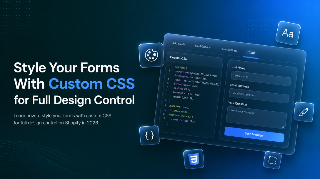 How to Style Your Forms With Custom CSS for Full Design Control image