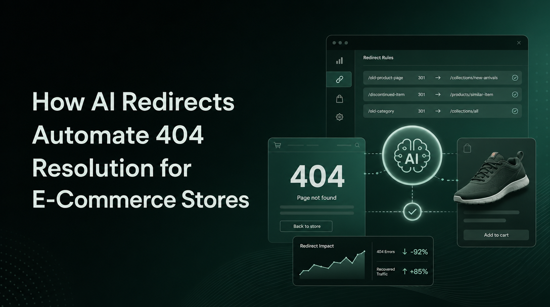 How AI Redirects Automate 404 Resolution for E-Commerce Stores image