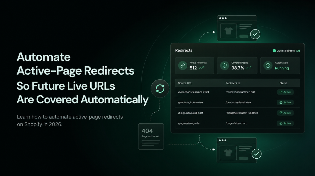 How to Automate Active-Page Redirects So Future Live URLs Are Covered Automatically image