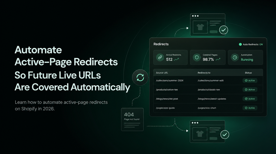 How to Automate Active-Page Redirects So Future Live URLs Are Covered Automatically