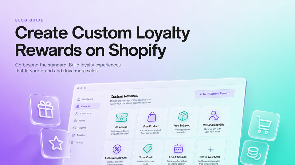How to Create Custom Loyalty Rewards on Shopify article illustration