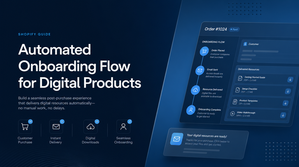 How to Create an Automated Onboarding Flow That Delivers Digital Resources After Purchase article illustration