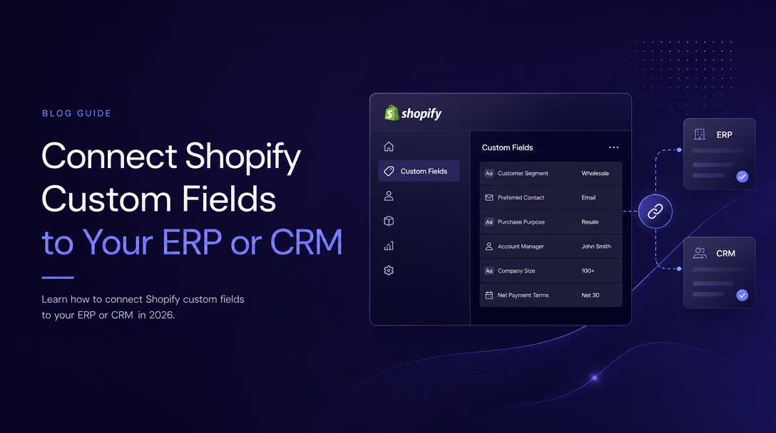 How to Connect Shopify Custom Fields to Your ERP or CRM image