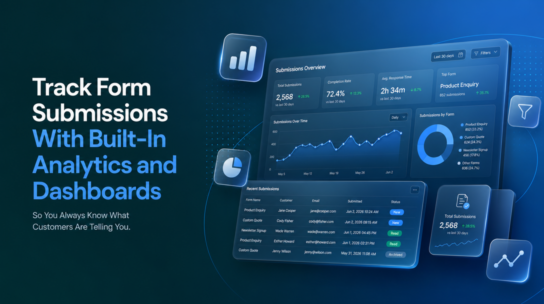 How to Track Form Submissions With Built-In Analytics and Dashboards So You Always Know What Customers Are Telling You image