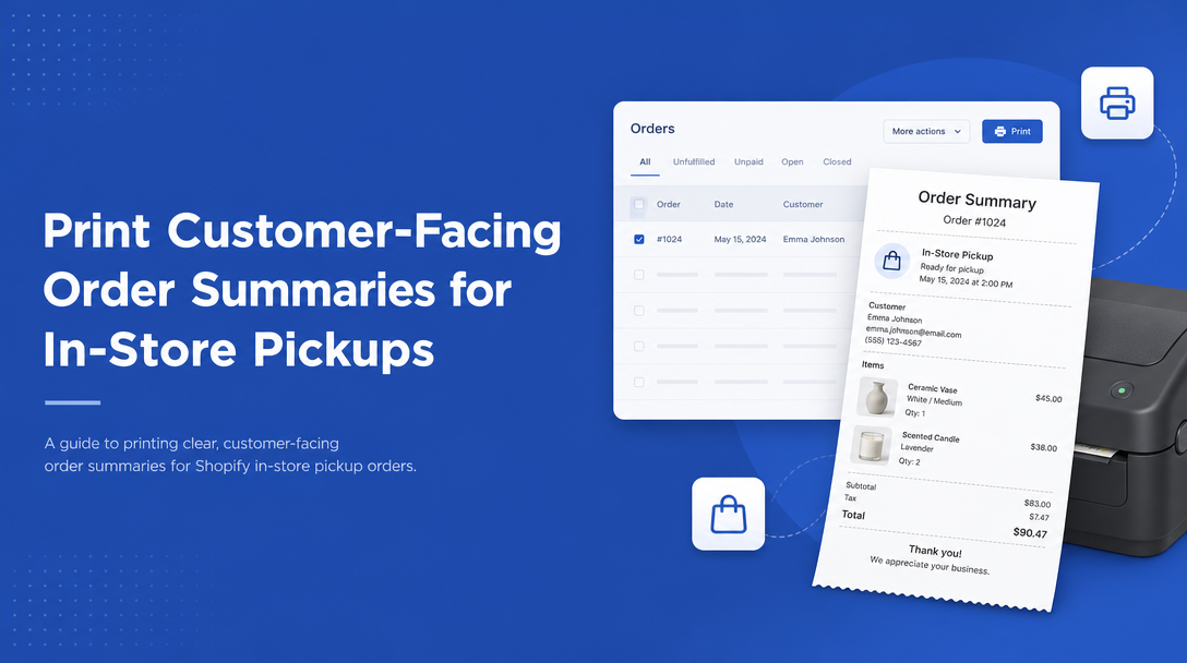 How to Print Customer-Facing Order Summaries for In-Store Pickups image