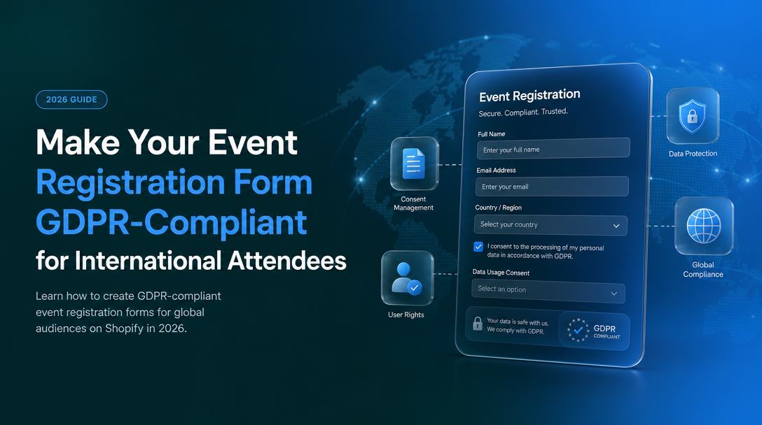 How to Make Your Event Registration Form GDPR-Compliant for International Attendees image