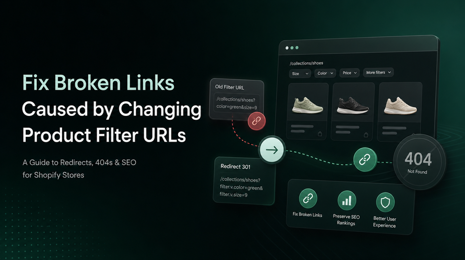 How to Fix Broken Links Caused by Changing Product Filter URLs article illustration
