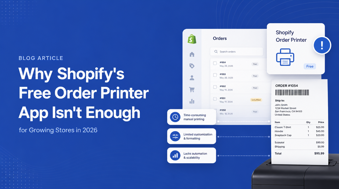 Why Shopify's Free Order Printer App Isn't Enough for Growing Stores image
