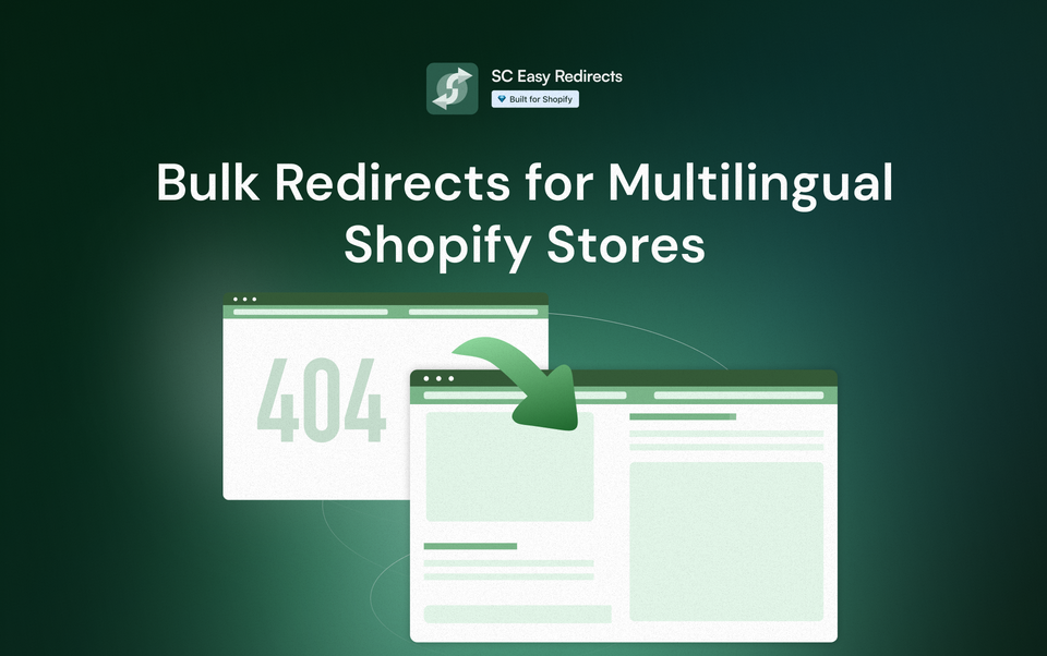 How to Manage Bulk Redirects for Your Multilingual Shopify Store