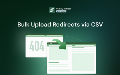 How to Bulk Upload Redirects via CSV (Step-by-Step Guide)