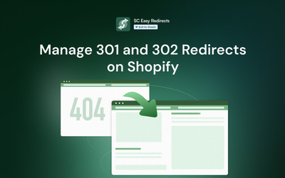 How to Manage 301 and 302 Redirects on Shopify