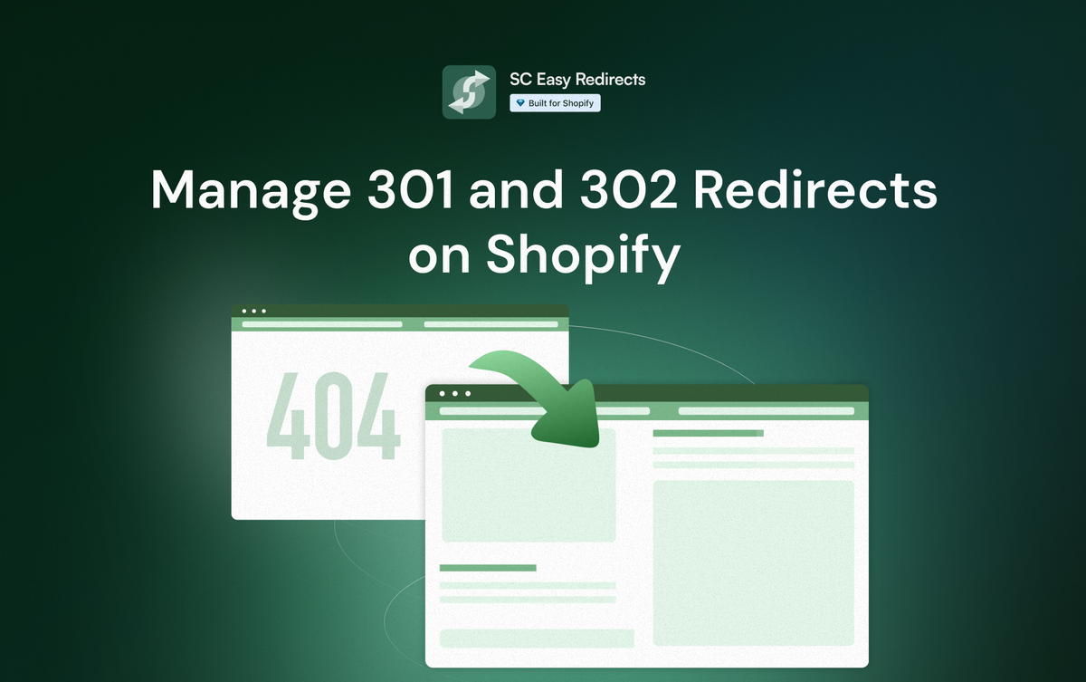 How to Manage 301 and 302 Redirects on Shopify image