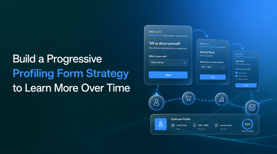 How to Build a Progressive Profiling Form Strategy to Learn More Over Time article illustration
