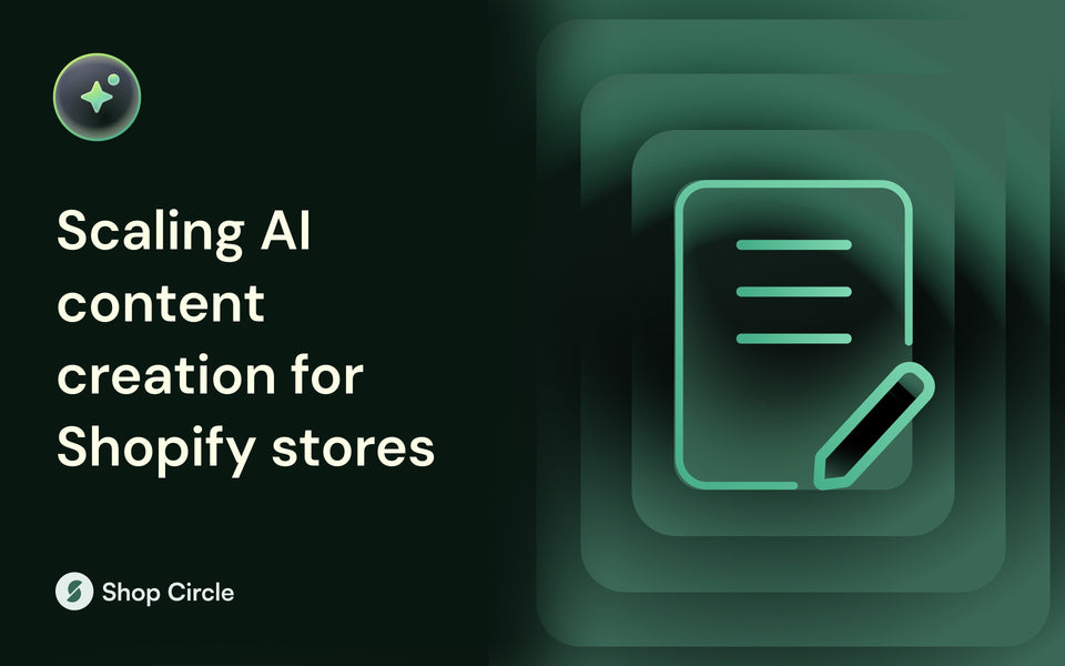How to Scale AI Content Creation for Your Online Store