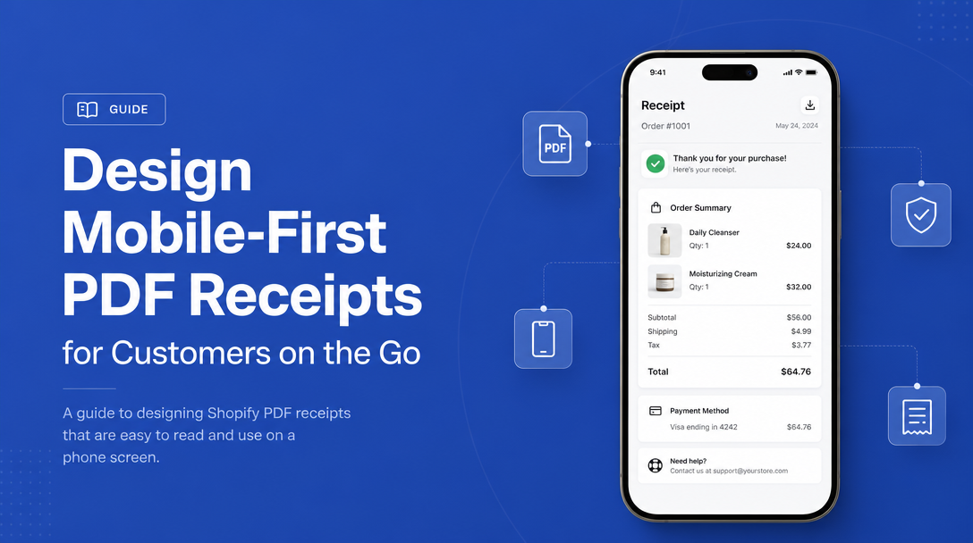 How to Design Mobile-First PDF Receipts for Customers on the Go image