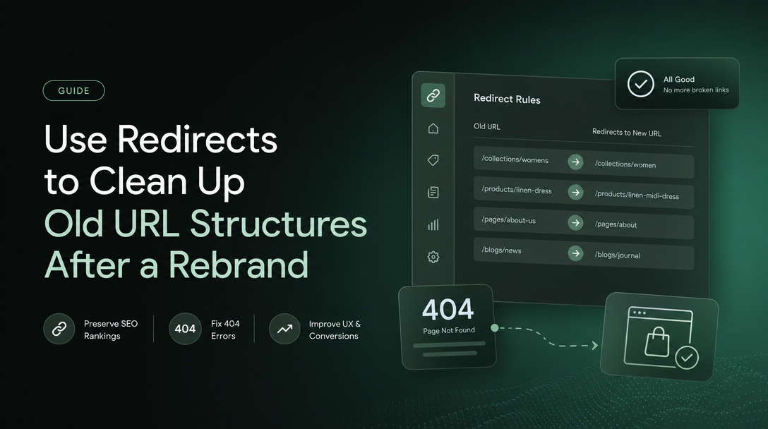 How to Use Redirects to Clean Up Old URL Structures After a Rebrand image