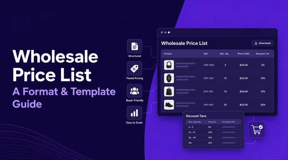 Wholesale Price List: Format, Template and What to Include article illustration