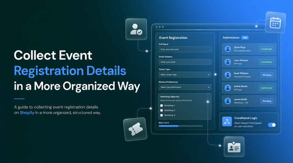 How to Collect Event Registration Details in a More Organized Way article illustration