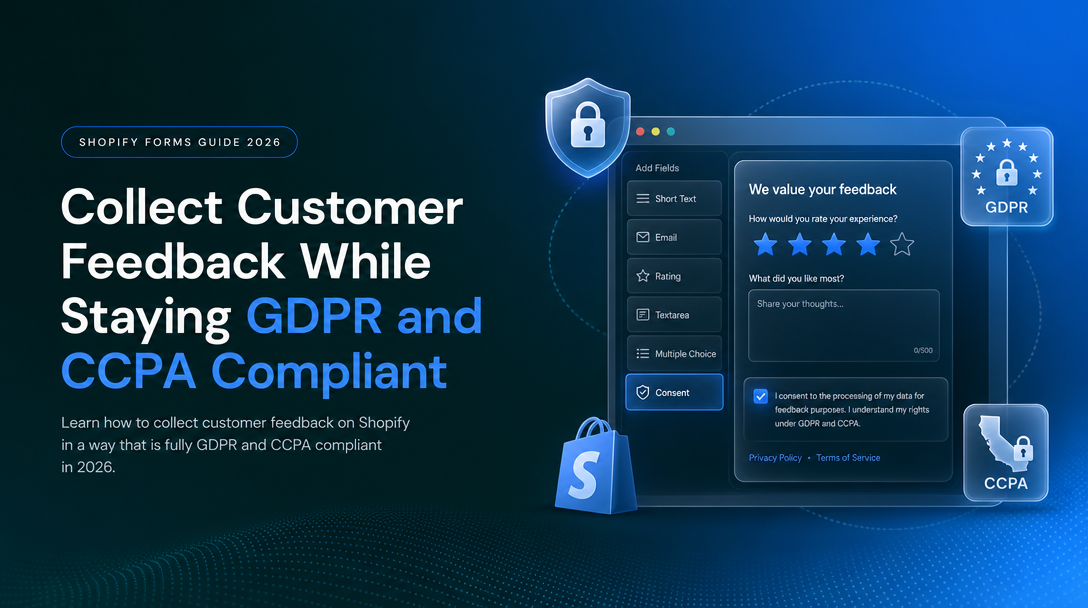 How to Collect Customer Feedback While Staying GDPR and CCPA Compliant image