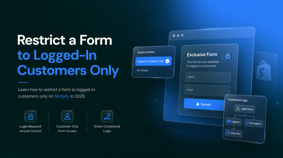 How to Restrict a Form to Logged-In Customers Only on Shopify article illustration