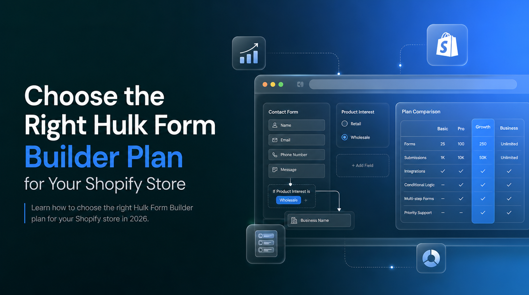 How to Choose the Right Hulk Form Builder Plan for Your Shopify Store image