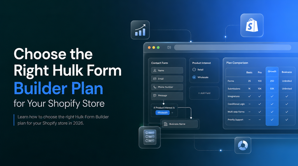 How to Choose the Right Hulk Form Builder Plan for Your Shopify Store article illustration