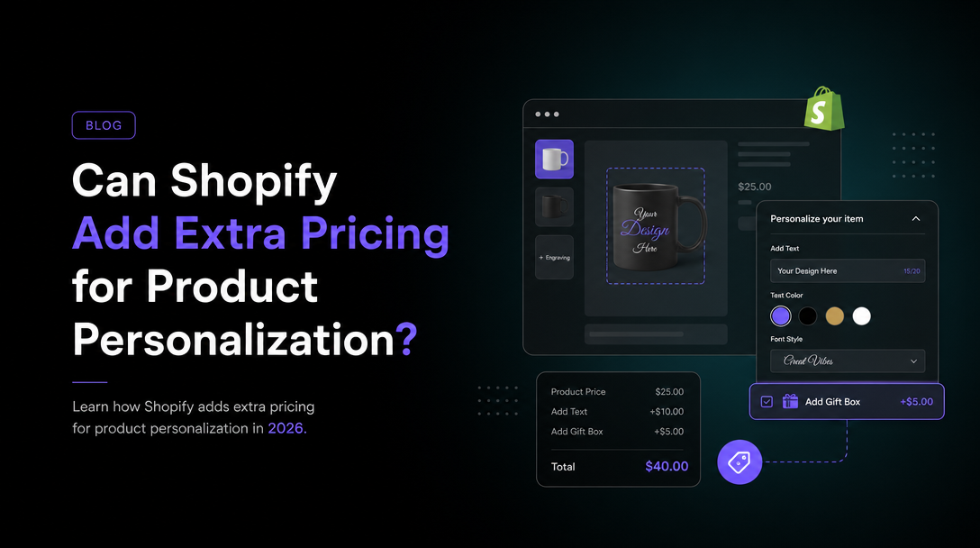 Can Shopify Add Extra Pricing for Product Personalization? image