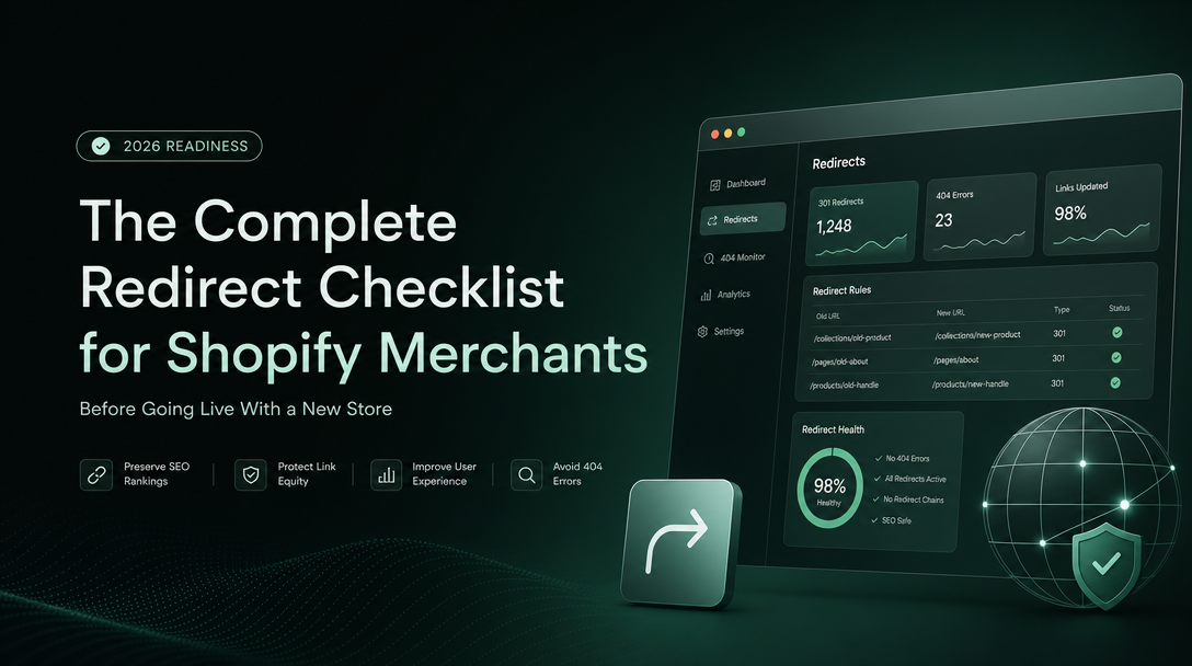 The Complete Redirect Checklist for Shopify Merchants Before Going Live With a New Store image