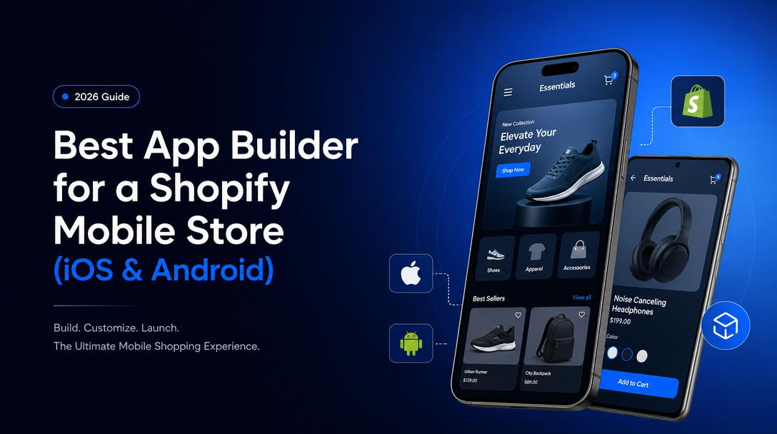 Best App Builder for a Shopify Mobile Store (iOS & Android) image