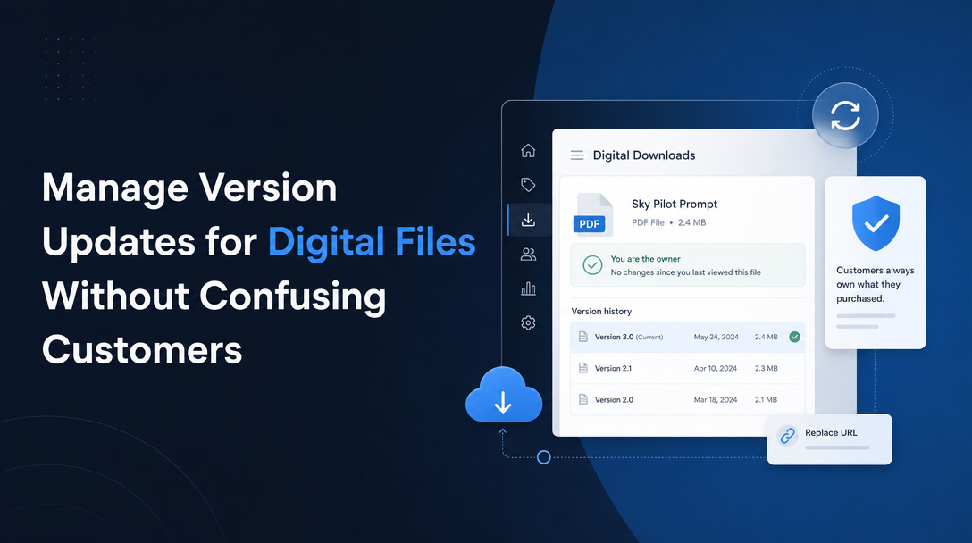 How to Manage Version Updates for Digital Files Without Confusing Customers image