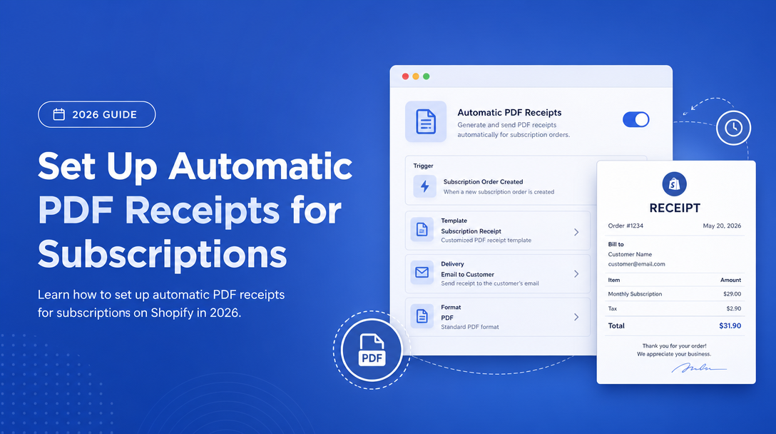 Set Up Automatic PDF Receipts for Subscriptions image