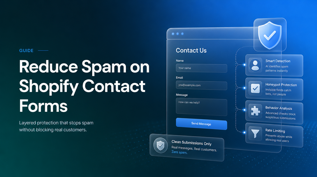 How to Reduce Spam on Shopify Contact Forms image