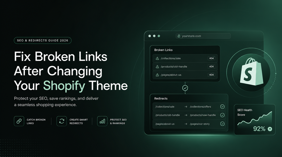 How to Fix Broken Links After Changing Your Shopify Theme image