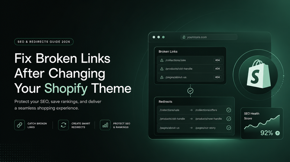 How to Fix Broken Links After Changing Your Shopify Theme article illustration