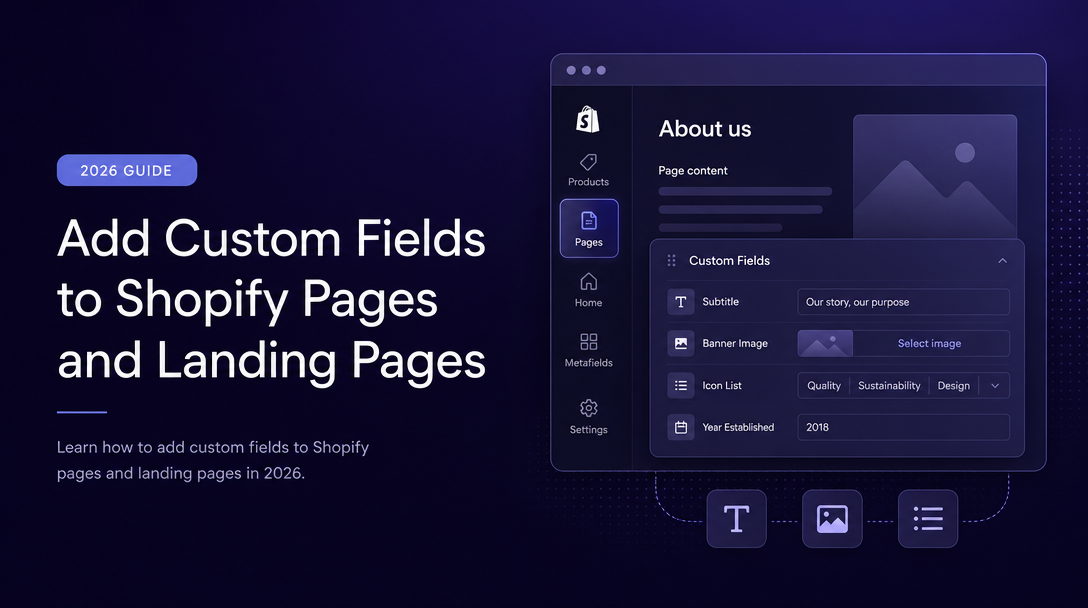 How to Add Metafields to Shopify Pages and Landing Pages image