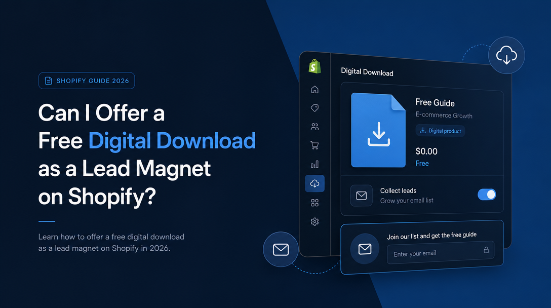 Can I Offer a Free Digital Download as a Lead Magnet on Shopify? image