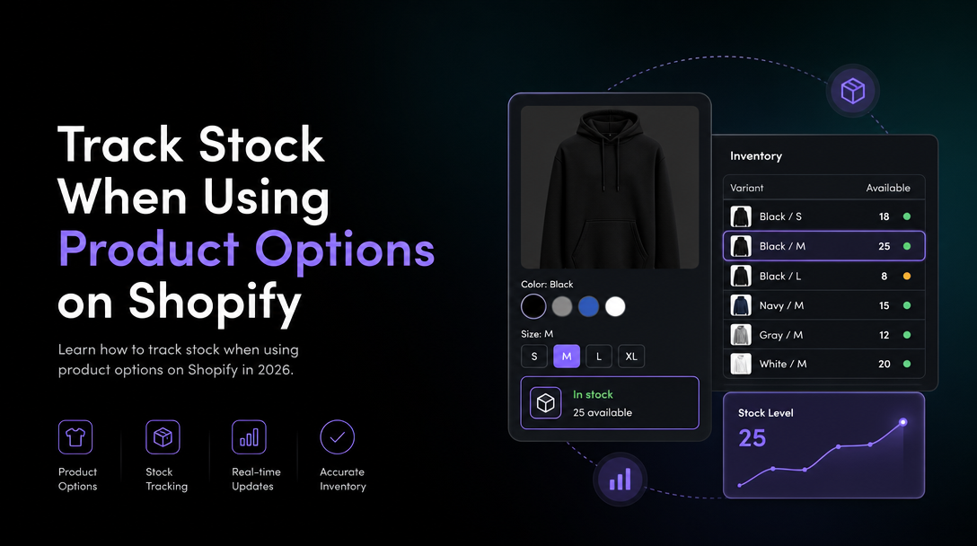 How to Track Stock When Using Product Options on Shopify image