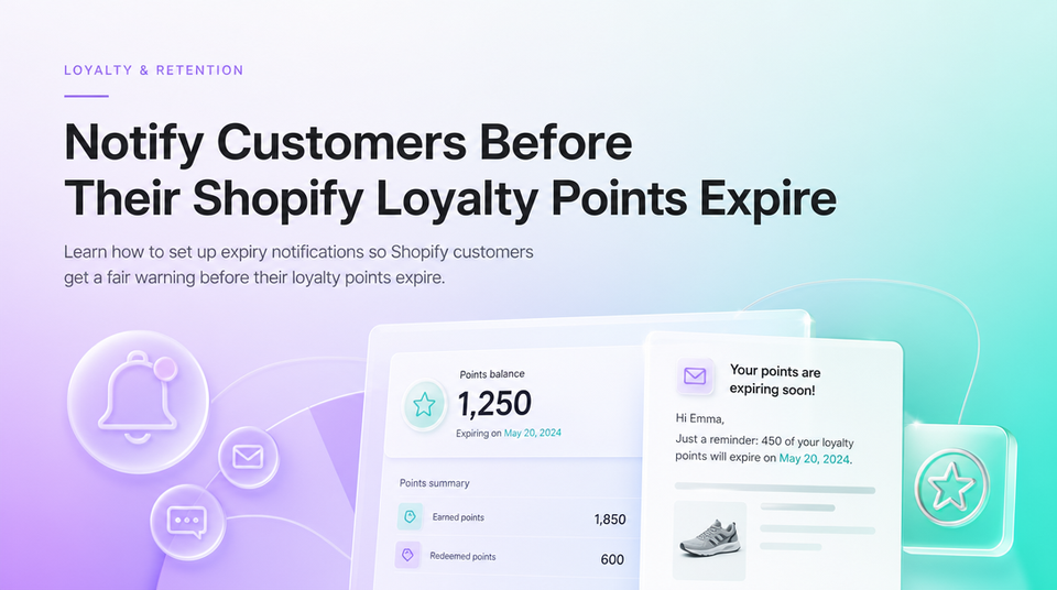 How to Notify Customers Before Their Shopify Loyalty Points Expire article illustration