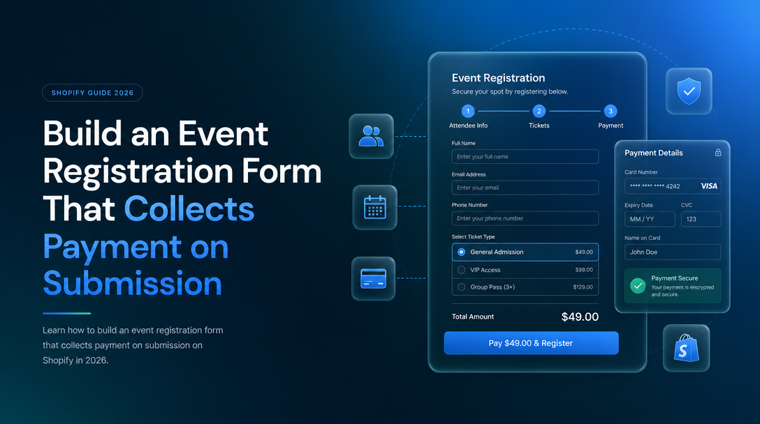 How to Build an Event Registration Form That Collects Payment on Submission image