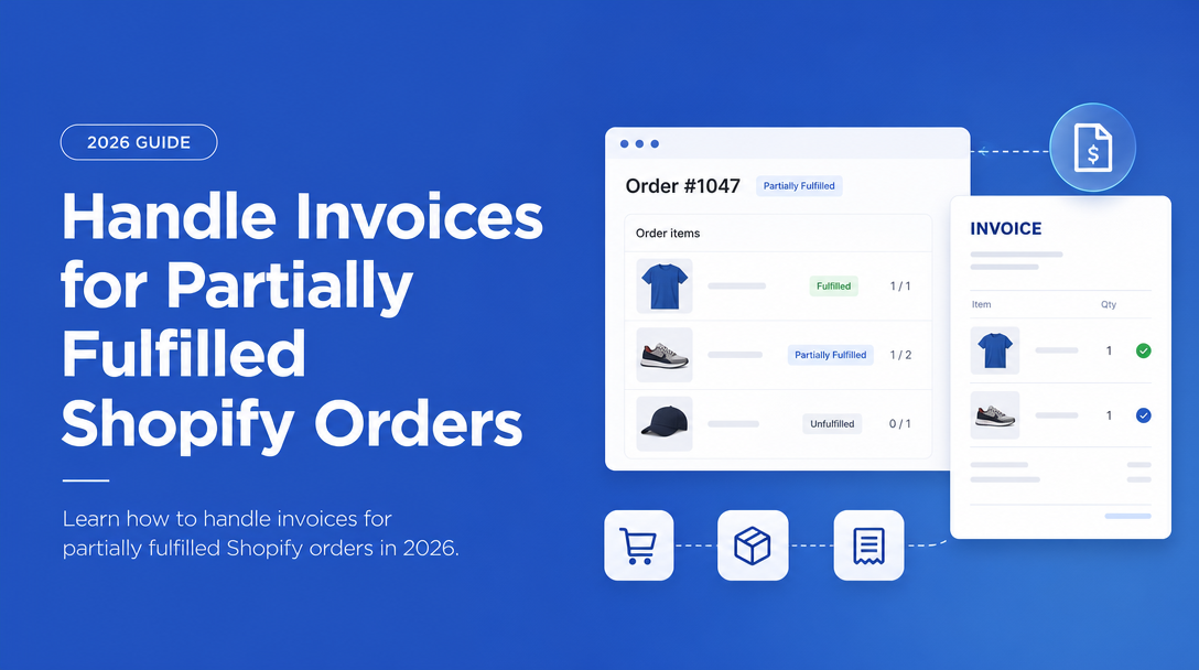 How to Handle Invoices for Partially Fulfilled Shopify Orders image