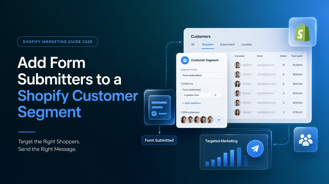 How to Add Form Submitters to a Shopify Customer Segment for Targeted Marketing image