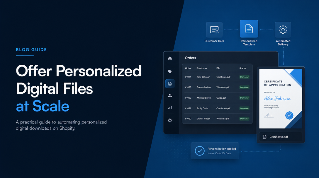 How to Offer Personalized Digital Files at Scale image