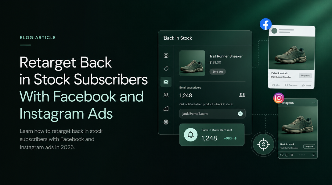 How to Retarget Back in Stock Subscribers With Facebook and Instagram Ads image