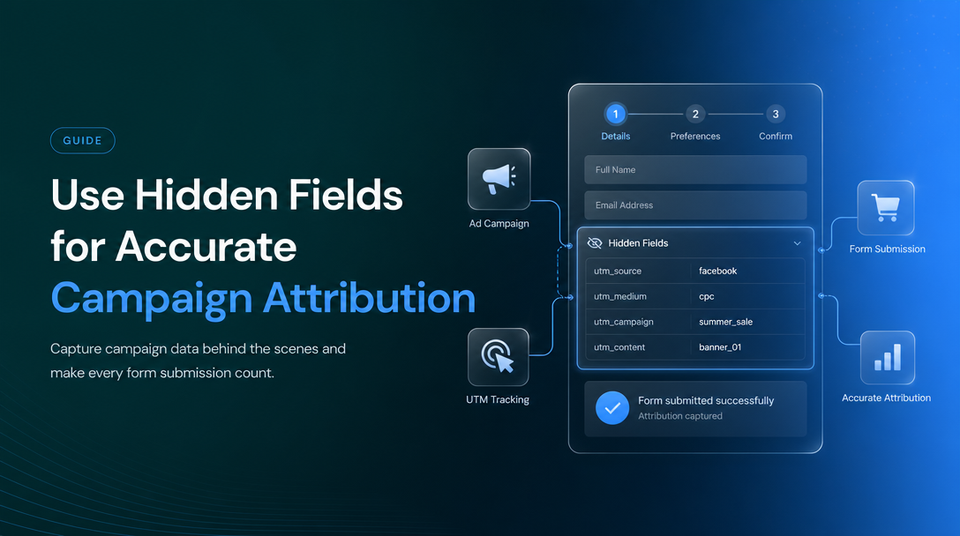 How to Use Hidden Fields for Accurate Campaign Attribution on Form Submissions article illustration