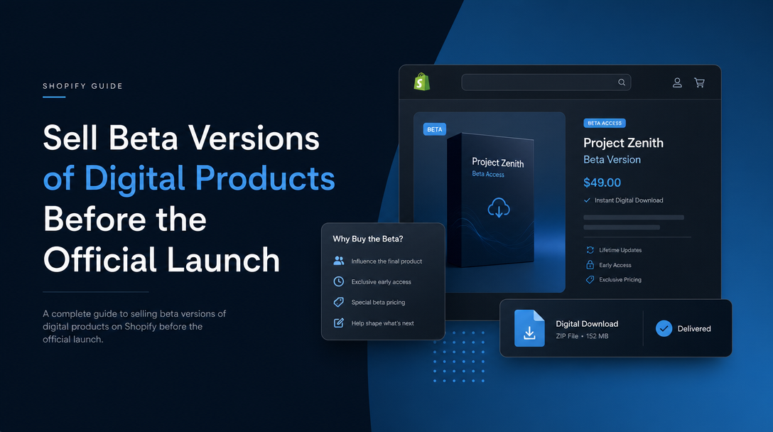 How to Sell Beta Versions of Digital Products Before the Official Launch image