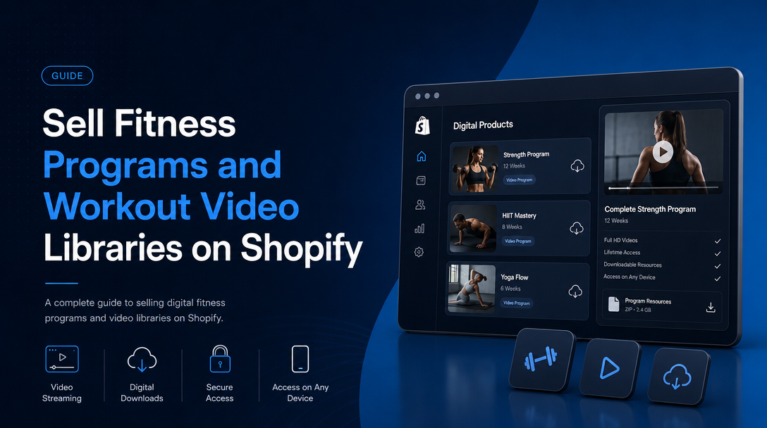 How to Sell Fitness Programs and Workout Video Libraries on Shopify image
