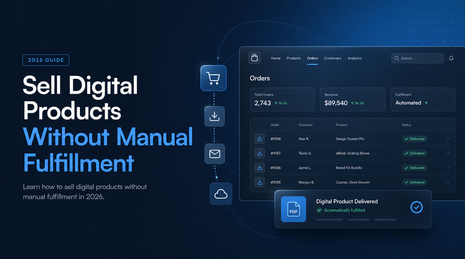 How to Sell Digital Products Without Manual Fulfillment