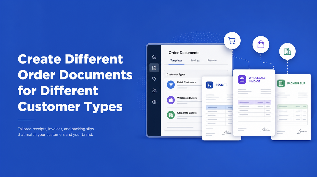 How to Create Different Order Documents for Different Customer Types on Shopify image
