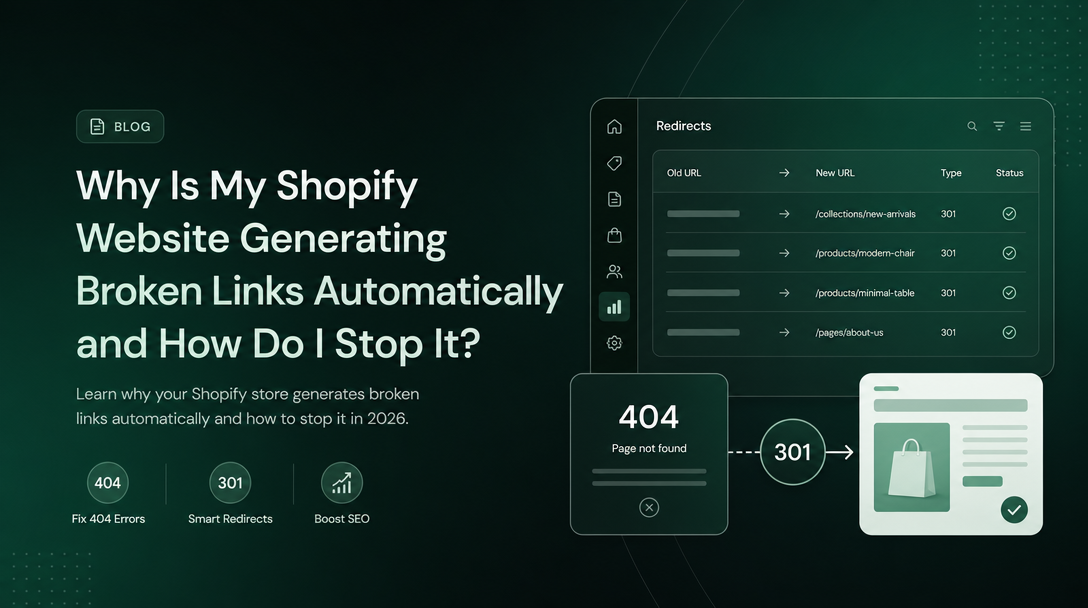 Why Is My Shopify Website Generating Broken Links Automatically and How Do I Stop It? image