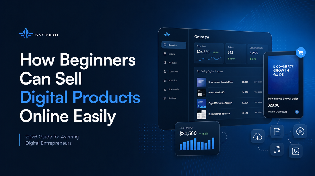 How Beginners Can Sell Digital Products Online Easily image